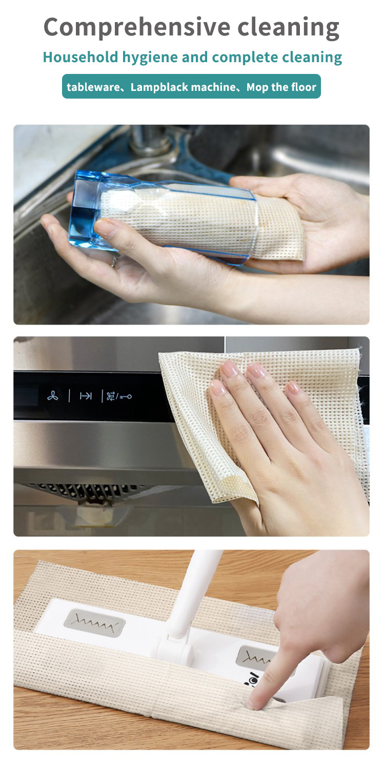 Nonwoven Micro Bamboo Fiber Fabric for Disposable Rag