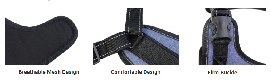 Front Clip Tactical Easy Pet Harness Jack Ventilated Simple Comfortable Dog Harness ODM
