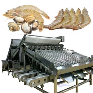  Automated Food Processing Line Fish Sorting Machine Shrimp Cleaning And Sorting Machine Manufactures