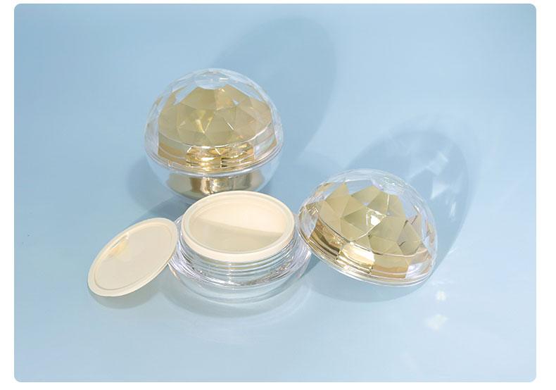 Luxury Facial Cream Jar 15g 20g 30g 50g Plastic Cosmetic Jars for Skincare Serum