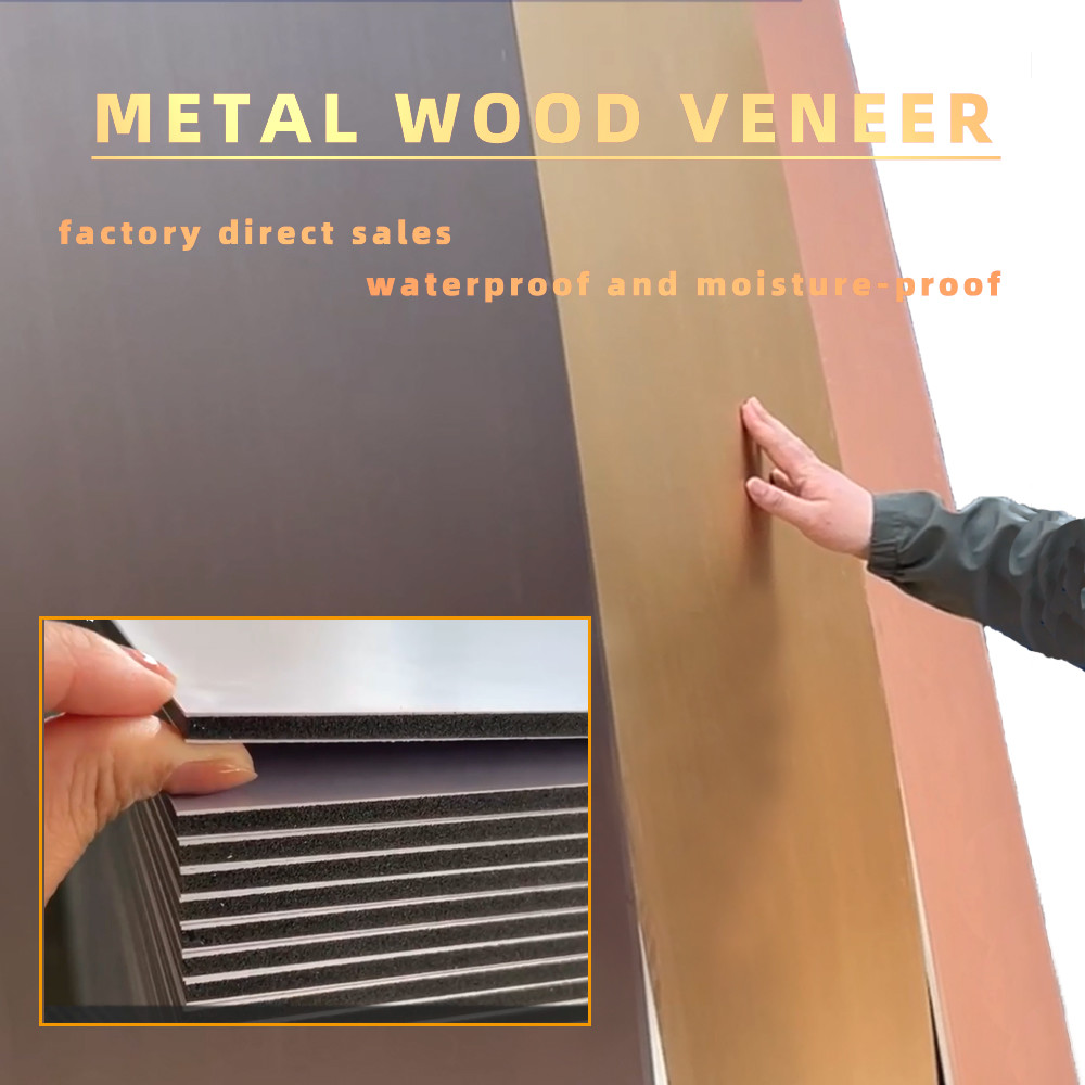 Moisture Resistance Bamboo Charcoal Wall Board Wood Veneer Panel OEM ODM