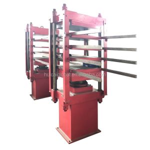 Rubber Tile Making Machine with Front and Back Manual Push-Pull Mode 50Ton