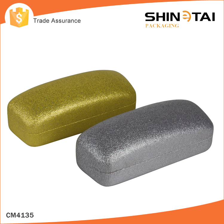 wholesale custom optical leather metal eyeglass case