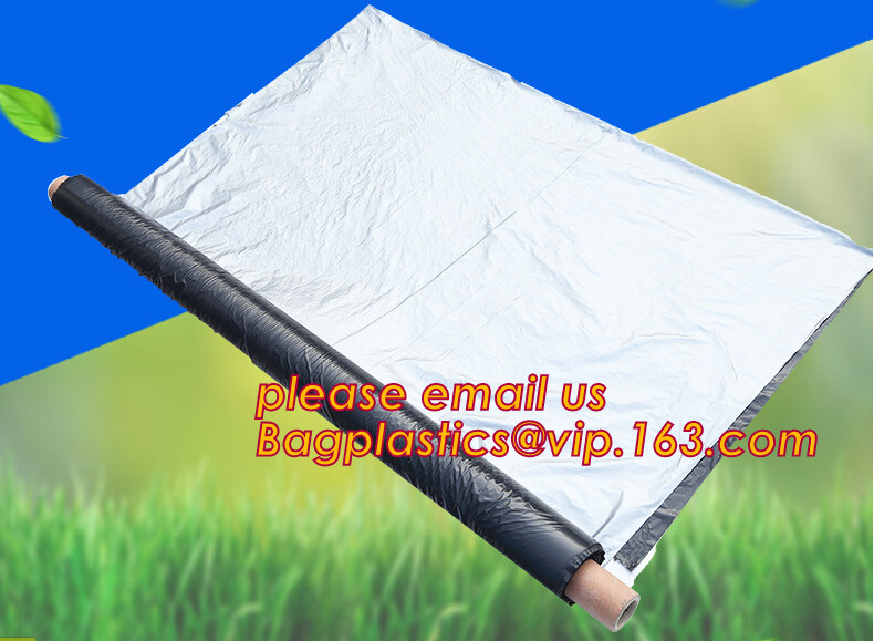 Transparent / Black / Silver / White color Plastic PE LDPE Agriculture Mulching Film,panda strawberry mulch film/black w