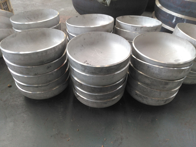 Butt Weld Ss 306 Sch40 6 Stainless Steel Pipe Cap Fitting Connector Cold Pressing 0