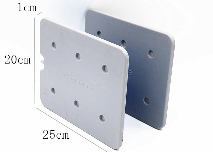 High Efficiency Eutectic Cold Plates Medical Cold Packs 25 X 20 X 1cm For Food Frozen