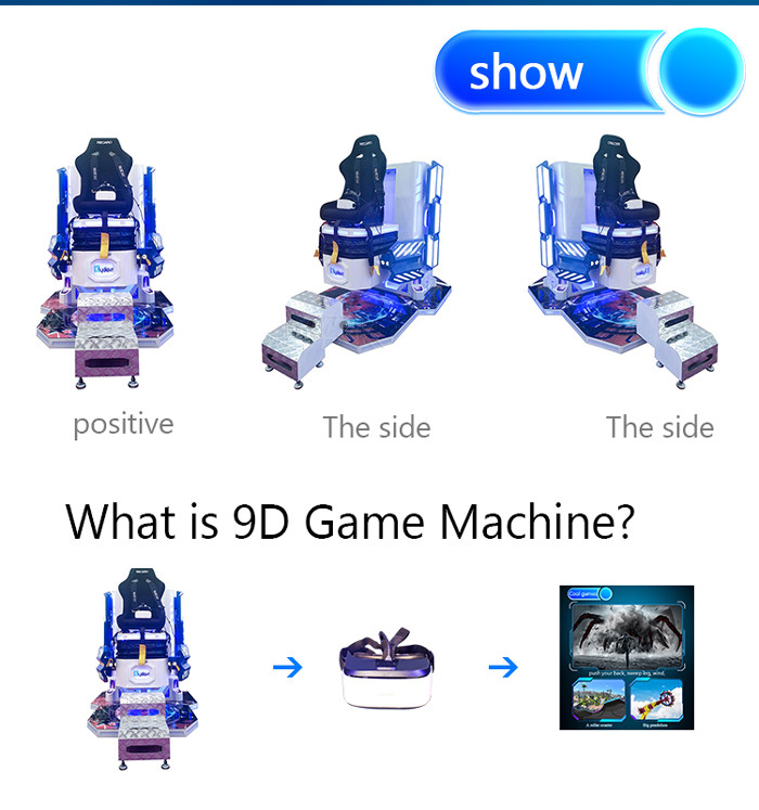Single Player Jump Off Arcade 9D VR Simulator Virtual Game Machine