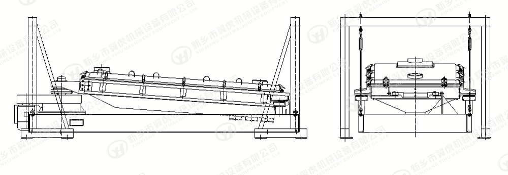 Industrial Square Sifting Tumbler Sieve Screens For Fertilizer