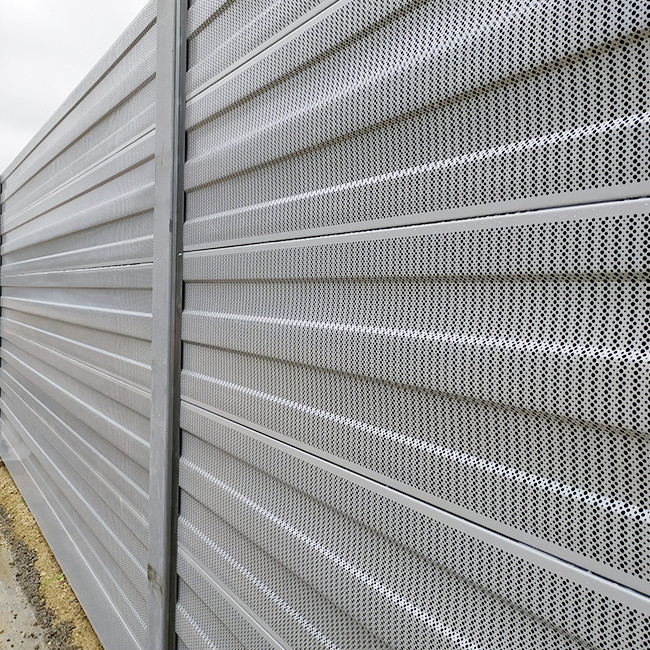 Waterproof Perforated Metal Acoustic Panel Noise Barrier Panels