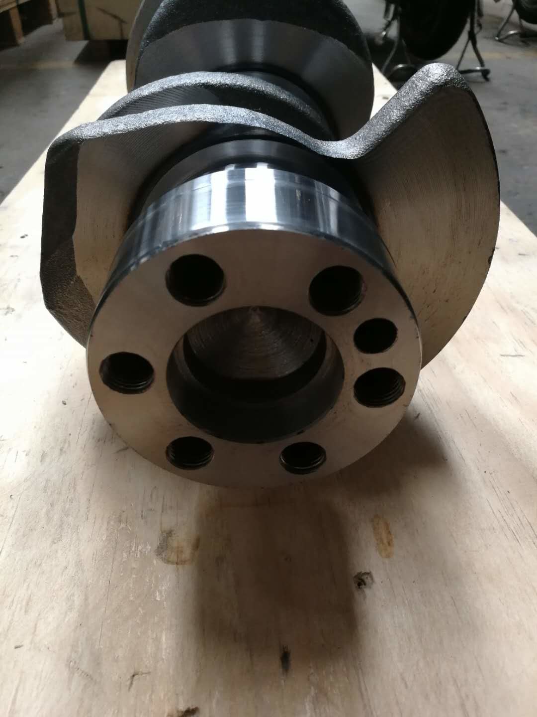Diessl Engine 6BG1 1-12310-448-0 Forged Steel Crankshaft For ISUZU ZX200-1/ZX200-5G Excavator Spare Parts