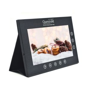 Push button and video plays function 10 inch IPS digital POS video display with