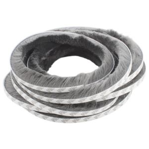 ABM Soft pile weather strip with double side 3M tape for window and door
