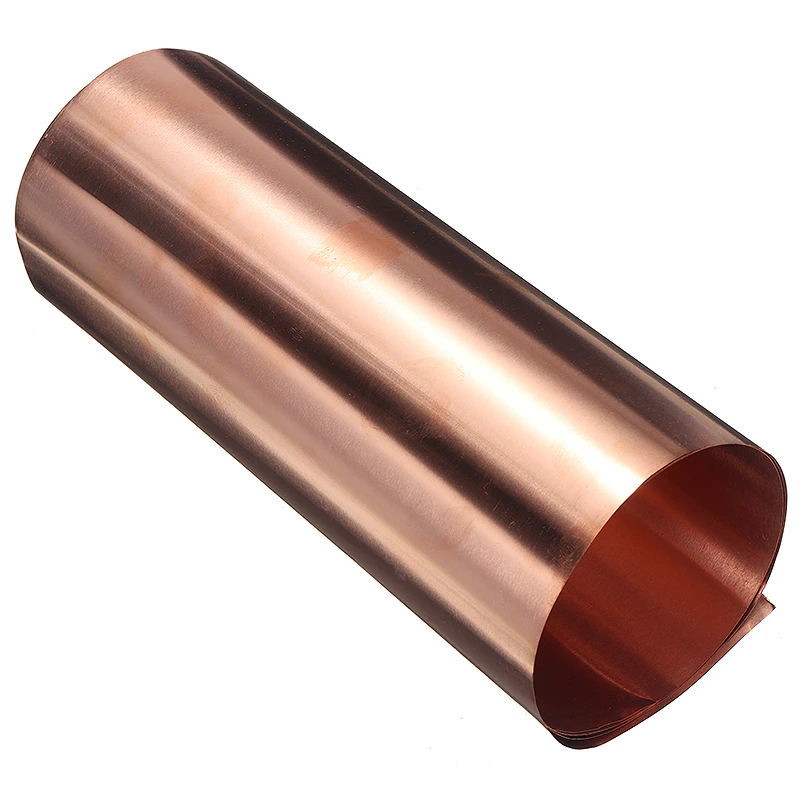 Coiled Customizable Length T2 Copper Foil In 0.006mm-0.07mm Thickness