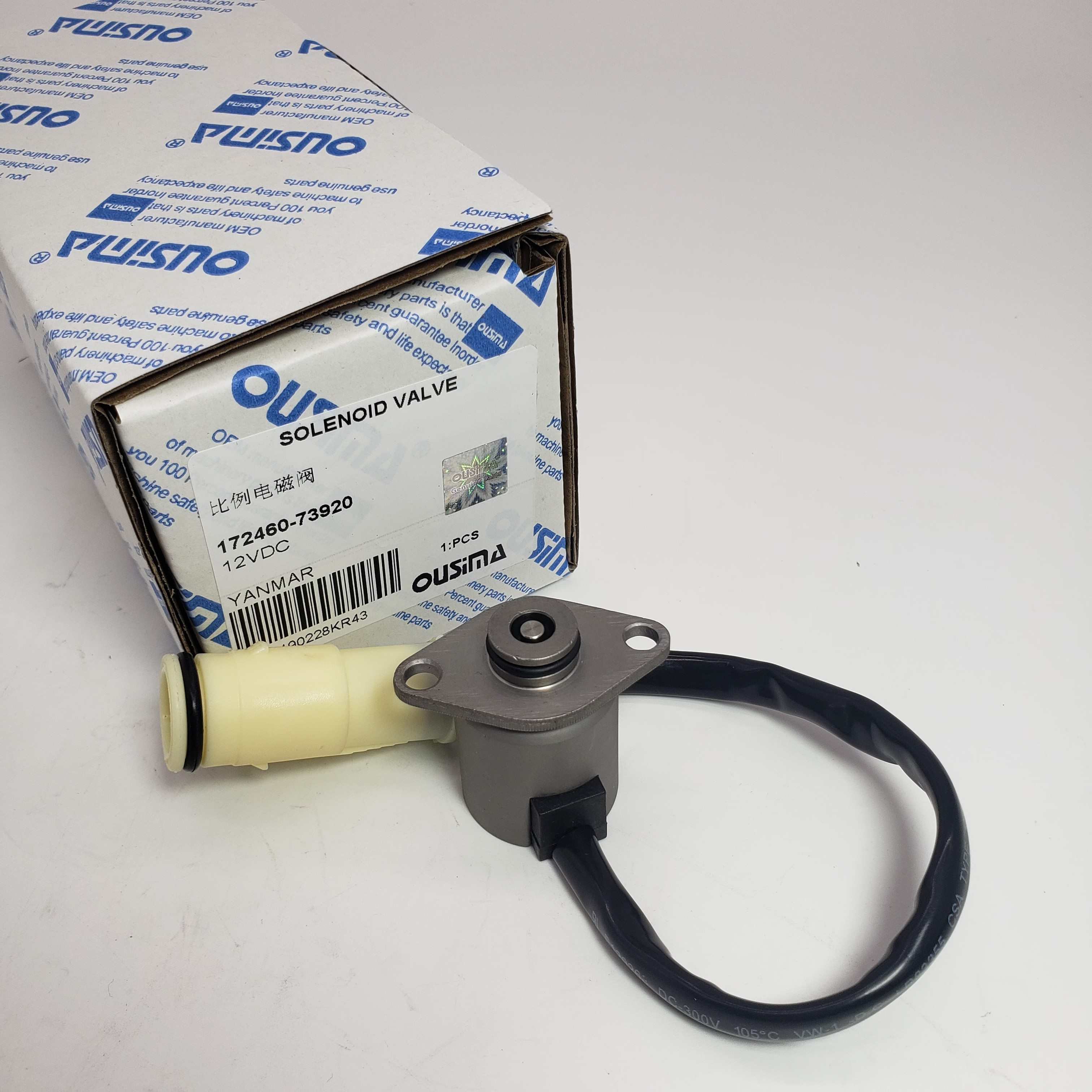172460-73920 12V Solenoid Valve For YANMAR VIO35 VIO40 VIO45 VIO55