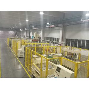 China Automatic production line for welding the inner shells of baking ovens, microwave ovens and food dryers on sale