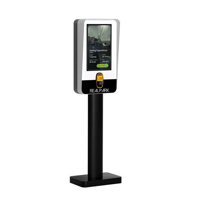 21.5-inch LCD Touchscreen Quick Exit Payment Kiosk for Easy Parking Fee Transactions in LPR Systems
