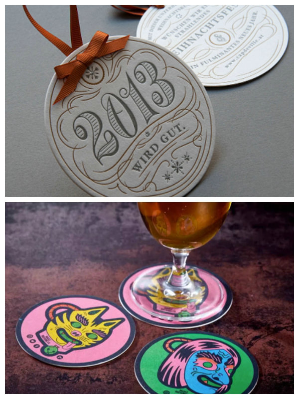 530gr 555gr Recycled Uncoated White Beermat Paperboard For Coffee Coasters 31 x 43inch 