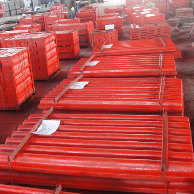 high manganese steel jaw crusher plates for PE series crusher Shanbao Casting wear parts