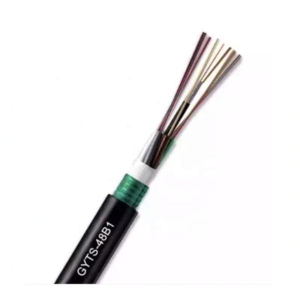 Quality Low Voltage FTTH GYTS Armored Fiber Cable G657A/G652D Mode ≥ 10 Conductors for Outdoor for sale