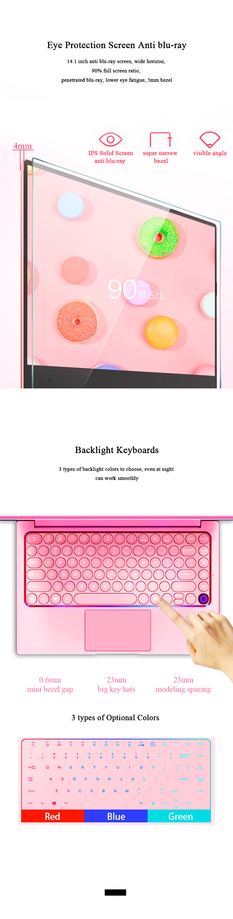 Portable Laptops 14 Inch Notebook Slim Ultra-thin Quad Core I7 Laptop in Portugal