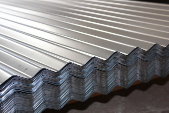 Trapezoidal Steel Tile Hot Dip Galvanised Corrugated Metal Roofing Sheets Structural Grade G550 / SGC570