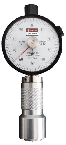 ISO ASTM DIN shore D Durometer Hardness Tester For Measuring Plastics / Silicone