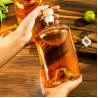 Buy cheap 375ml Capacity Glass Bottle with Wooden Cap and Transparent Design from wholesalers
