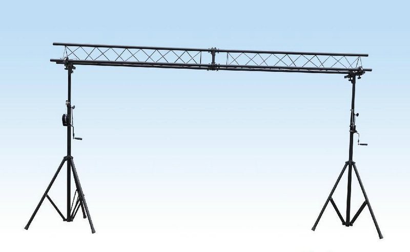 6m Height Light Weight Steel Global Truss Crank Stand For Event Lighting Truss