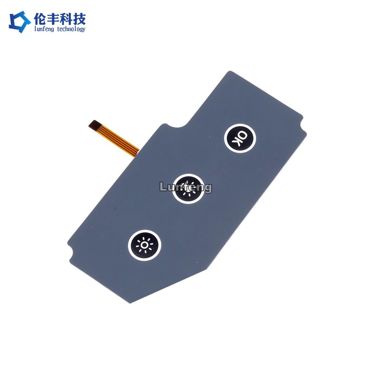 Matte Surface Waterproof Membrane Switch Keypad Graphic Overlay Panel