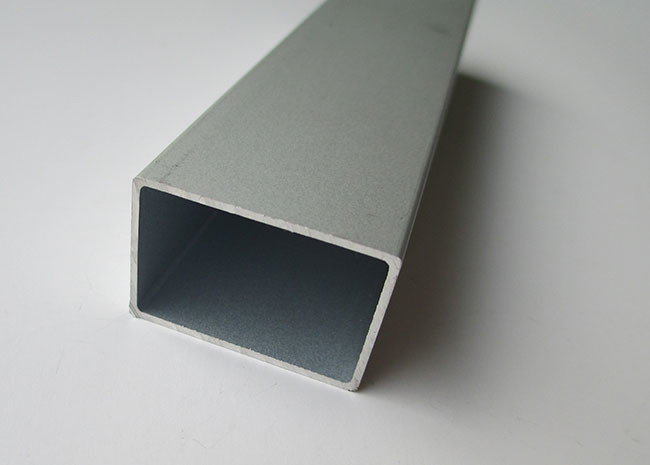 Premium Aluminum Square Tubing Profiles , Aluminium Frame Profile Silver Anodizing