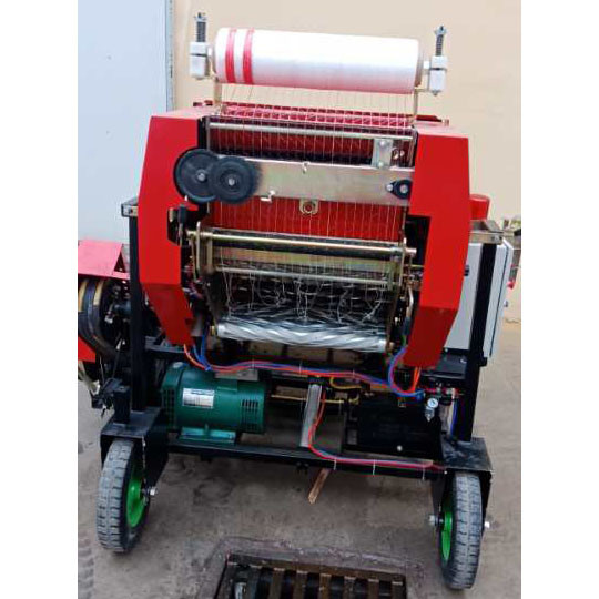 Diesel Corn Silage Wrapping Machine , Mini Round Hay Baler Machine For Dairy Farm
