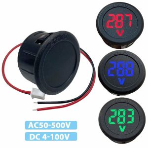 China DC 4-100V AC 50-500V Digital Ammeter Voltmeter Two Wire Automotive on sale