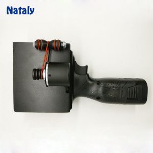 Handheld portable inkjet printer for plastic bag date time coding