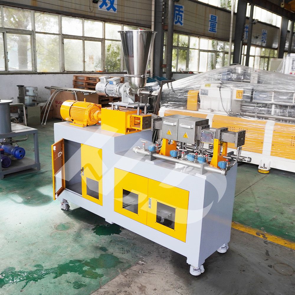 Original direct hair high-yield twin-screw granulator plastic pellet small experimental extruder
