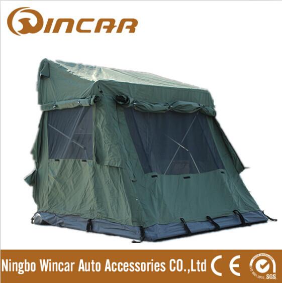 Quality Camping ground tent 260G waterproof ripstop Canvas from Ningbo Wincar easy to set up for sale