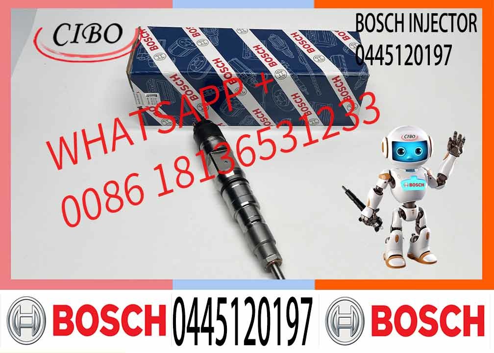 0445120197 High Quality Common Rail Injector 0 445 120 197 Diesel Injector Nozzles 0 445 120 197 for 0445120197