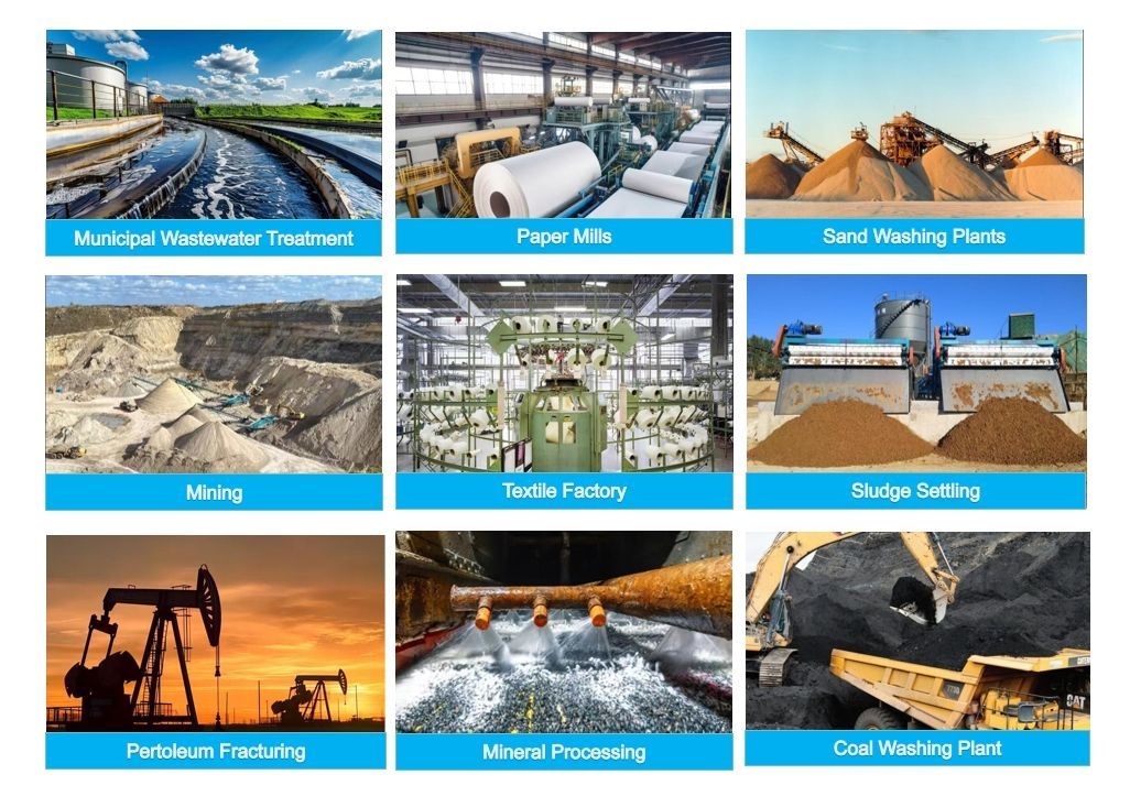 Hengfeng Wastewater Treatment Chemical Cationic Polyacrylamide Flocculant CPAM Polyacrylamide