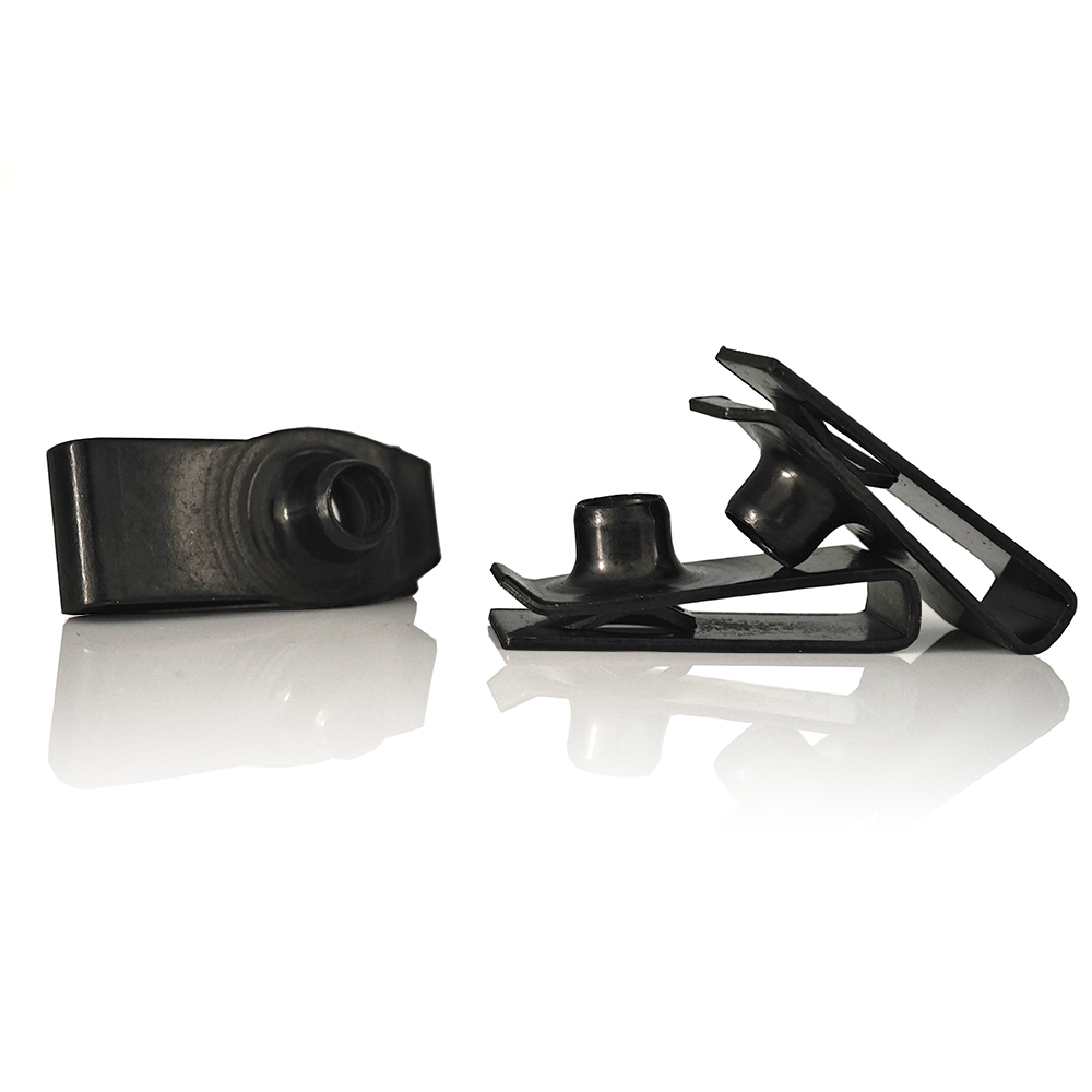 DIN Standard Zinc Plated Black 304 Stainless Steel U Clips Nut for Motorcycle Car
