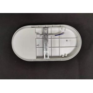 3200K Oval 2 Color 20W Transparent Diffuser Bulkhead Light