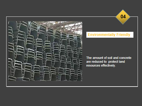 S275 U Shaped Steel Sheet Pile S355 S390 S430 SY295 SY390 16mm