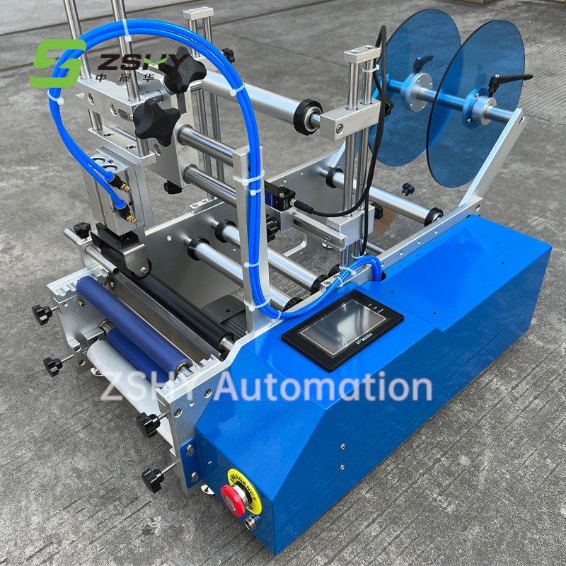 Commodity Industry 380V 60HZ Flat Labeling Machine For Round Bottle