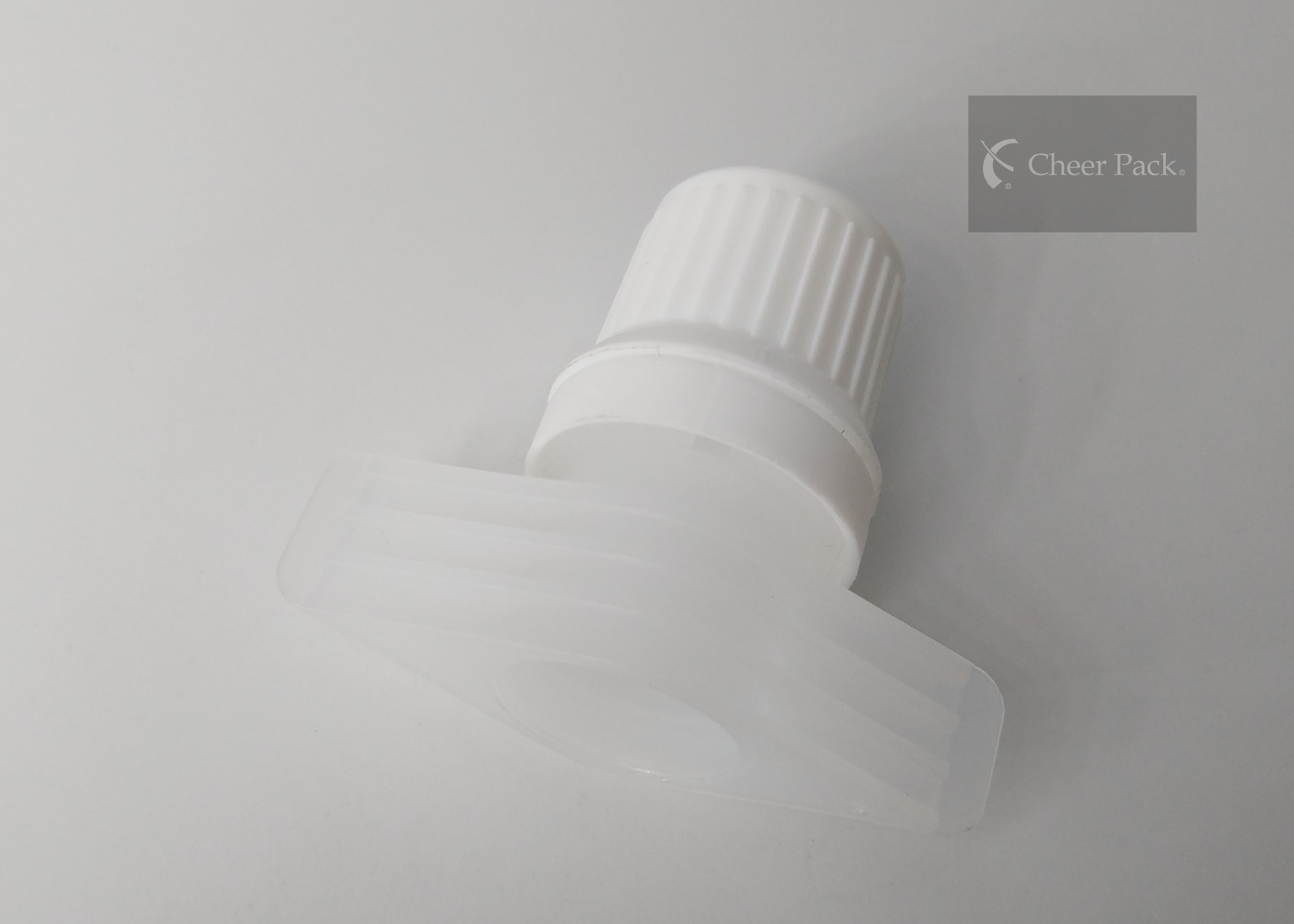Leak Proof HDPE Spout Cap Manufacturers 9.6mm Inner Size For Laundry Liquid Pouch