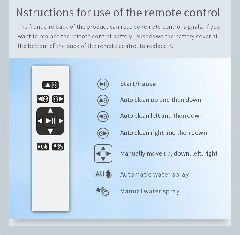 Electric Windows Cleaner Automatic Water Spraying Glass Window Cleaning Robot Top Sale