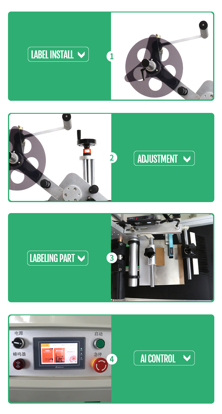 220V Voltage and Condition Small Factories Flat Product Labeling Machine for Labeling