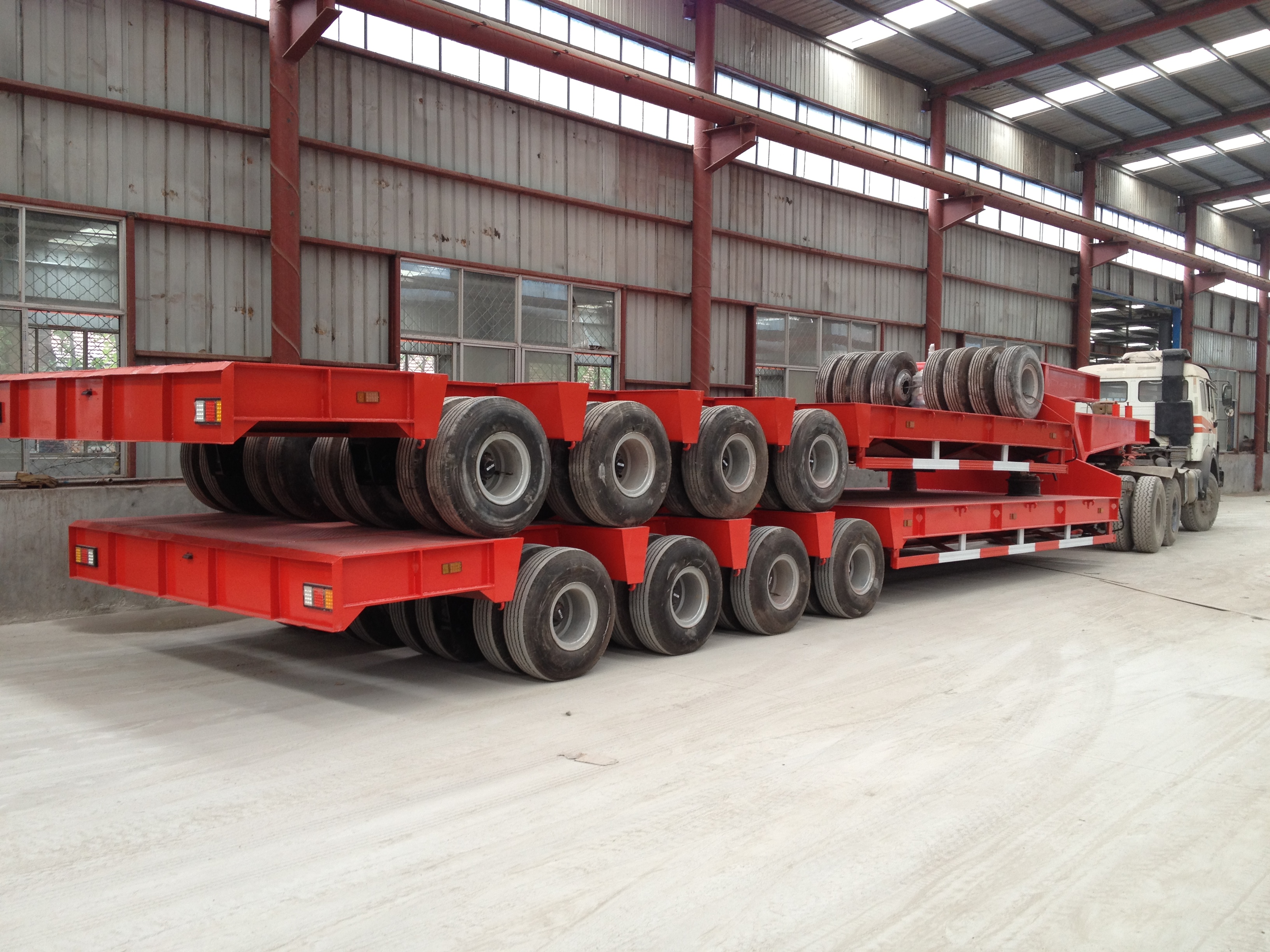 Semi Trailer Suspension Machinery Type Suspension for Volvo Heavy Duty Transporting