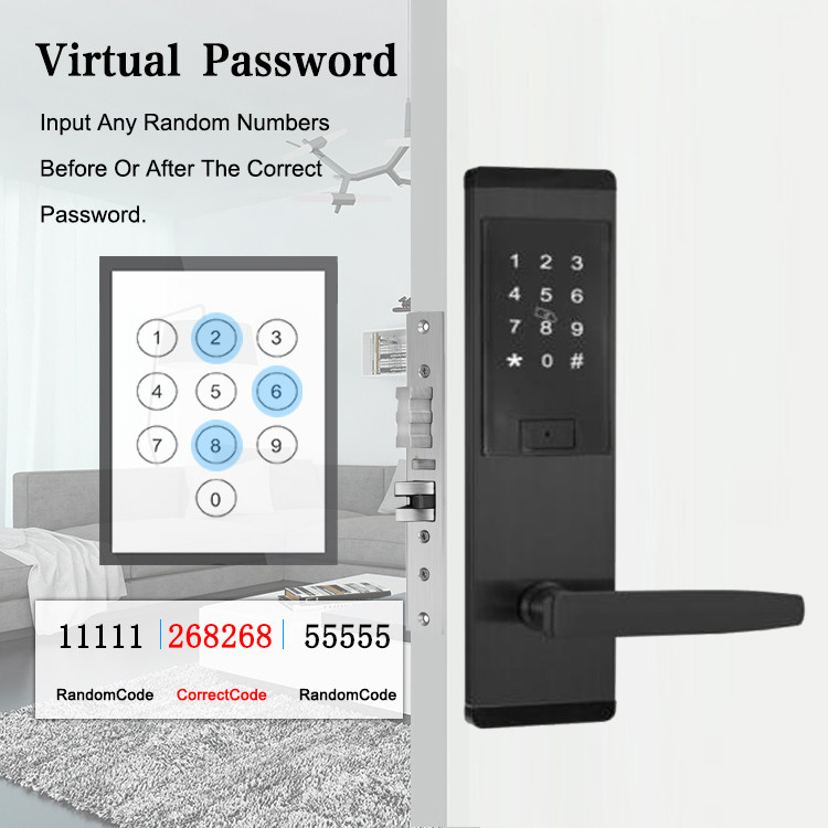 Electronic FCC Password Door Locks 75mm Smart Password Lock