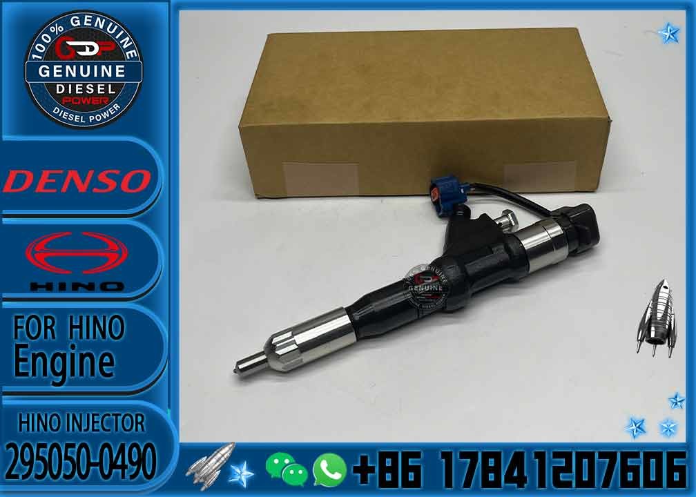 High Quality New Diesel Common Rail Fuel Injector 095000-5972 23670-E0360 295050-0490 23670-E0220 For HINO E13C 700 engi