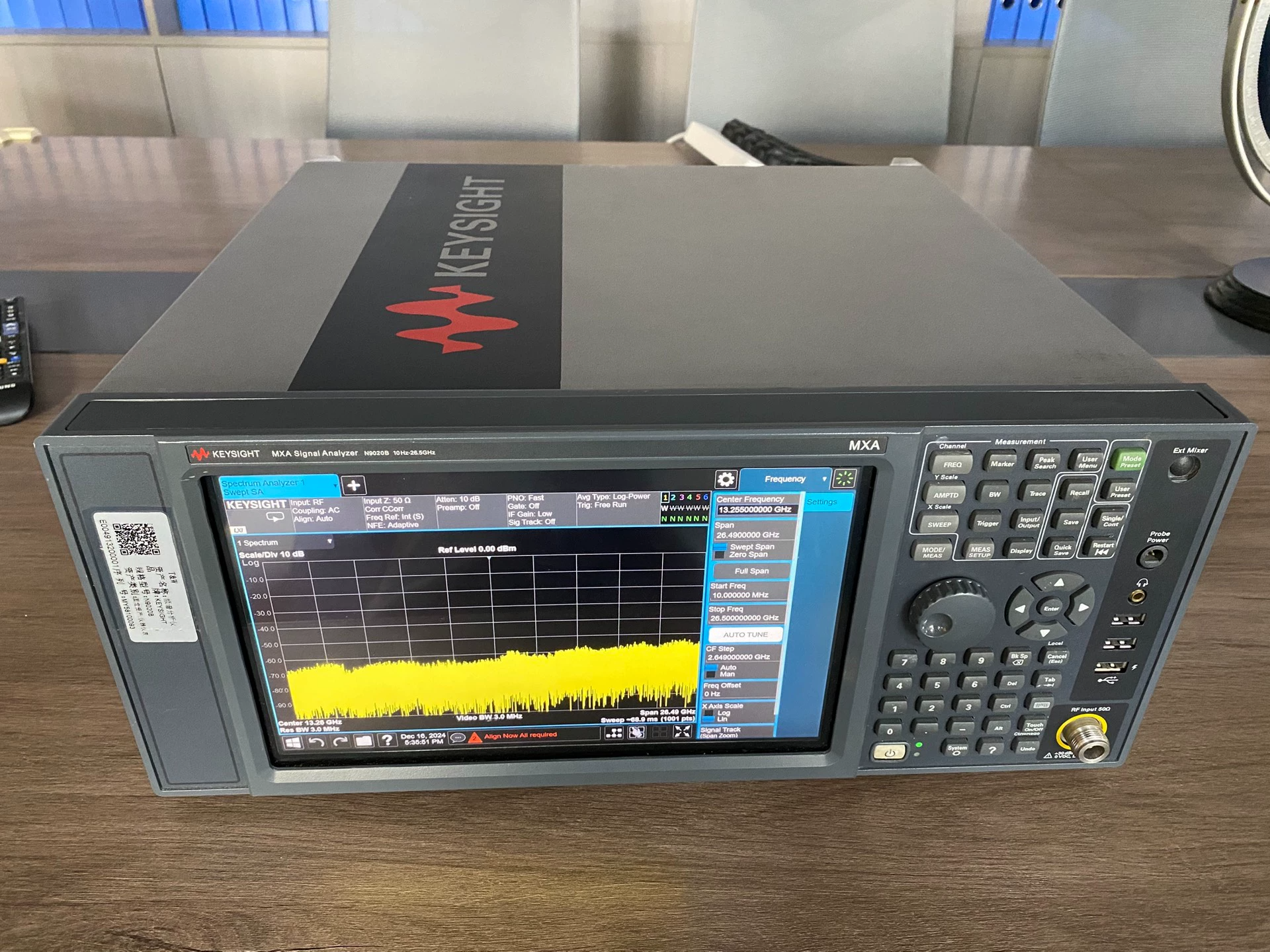 Keysight N9020B Mxa Signal Analyzer 50 GHz Wide Bandwidth Used