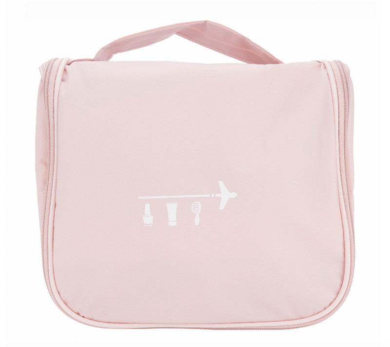 Large Capacity Grey Hanging Waterproof Tavel Wash Cosmetic Bursh Bag