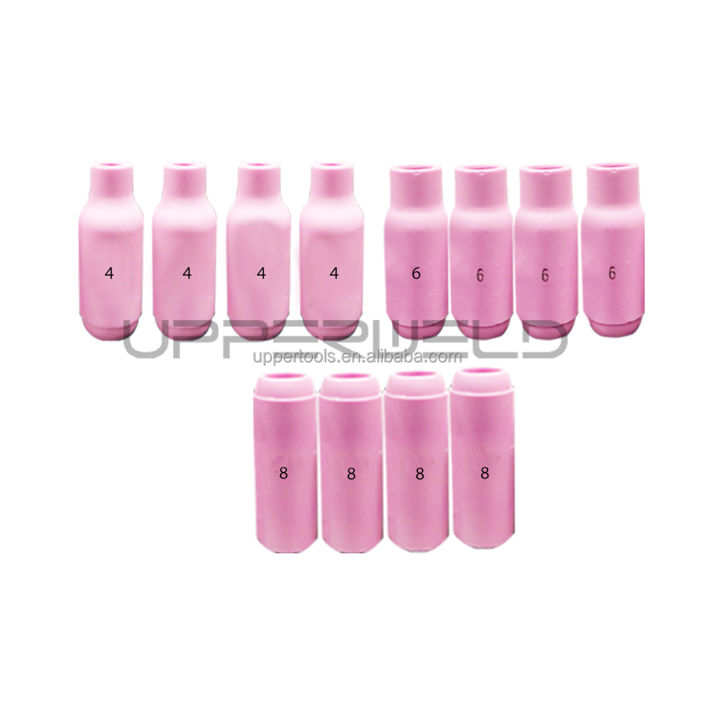 31PCS TIG Welding Torch Stubby Gas Lens Ceramic Cup Kit for WP-17/18/26 Large Size